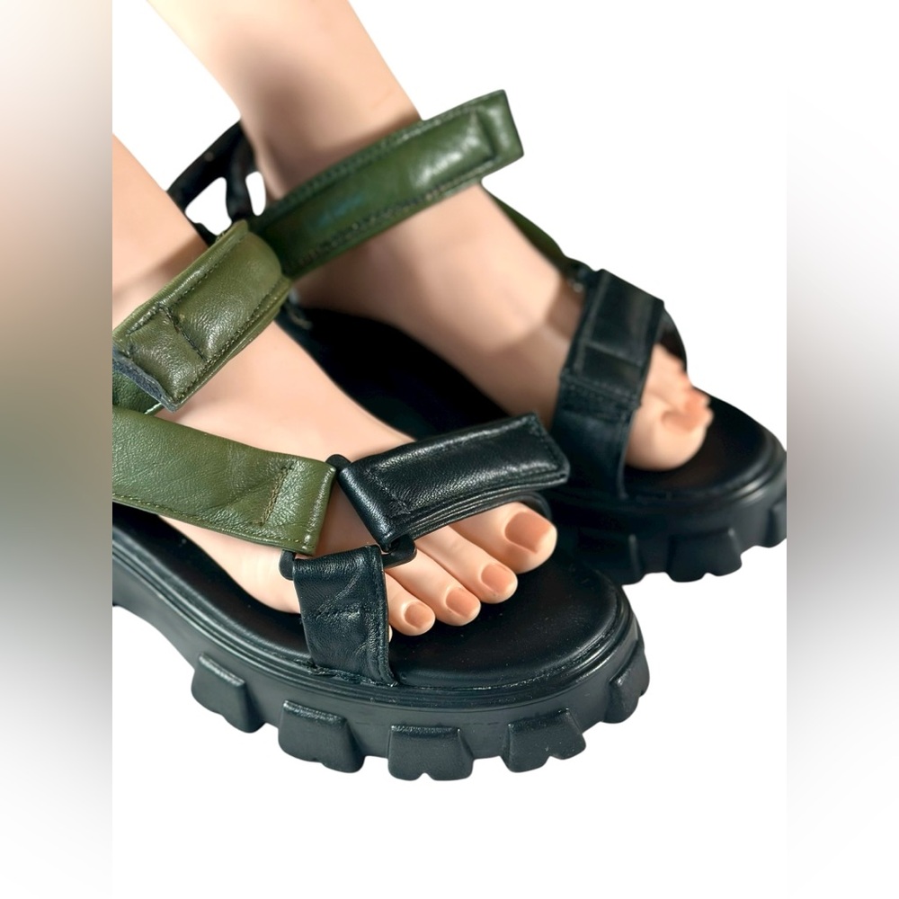 Arizona Love Leather Platform Sporty Women's Sandals US 7.5 - Picture 12 of 15